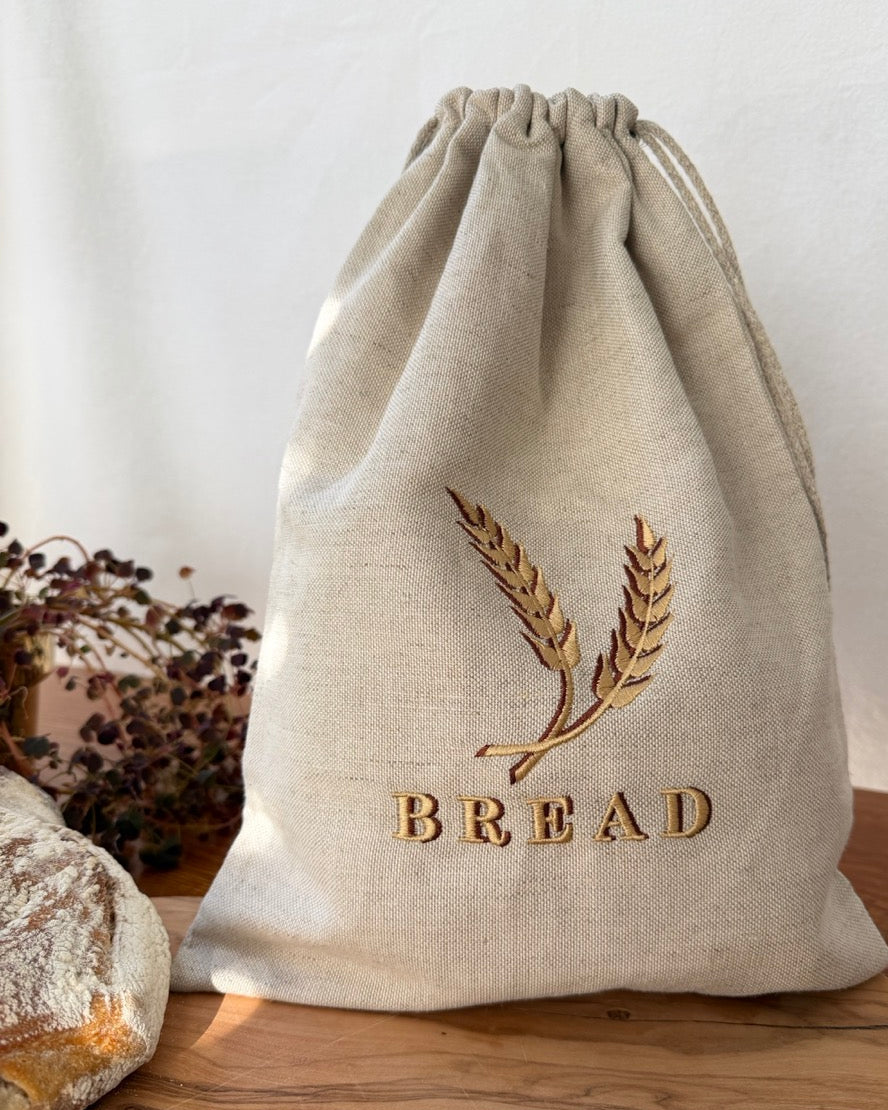 bread bag with embroidery