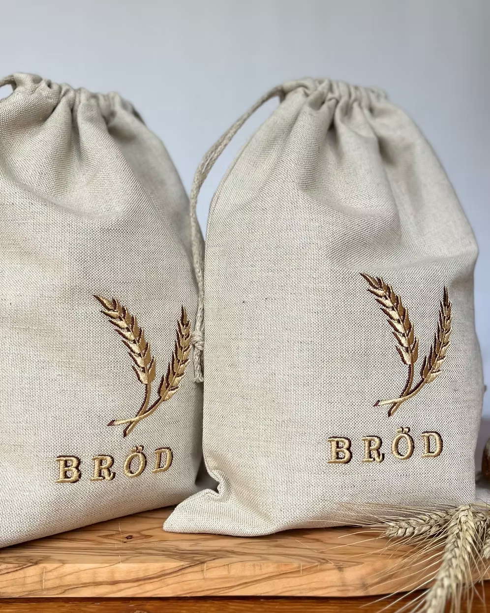 Brödpåse i linne i flerpack