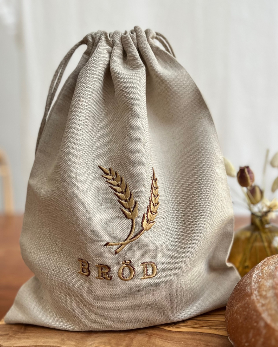 Brödpåse från Bread Bestie med brodyr